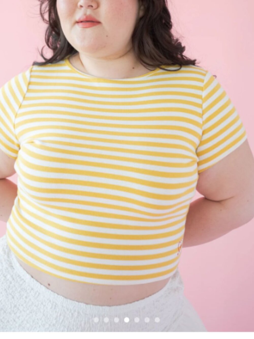 Jude Tee Lisa Says Gah - Lemon Stripe - SMALL ONLY - Picture 3 of 5